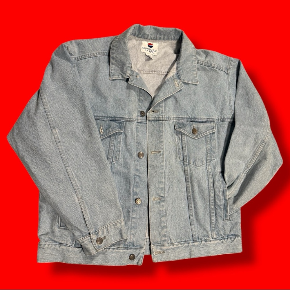 Vintage Pepsi Classic Denim Jacket.